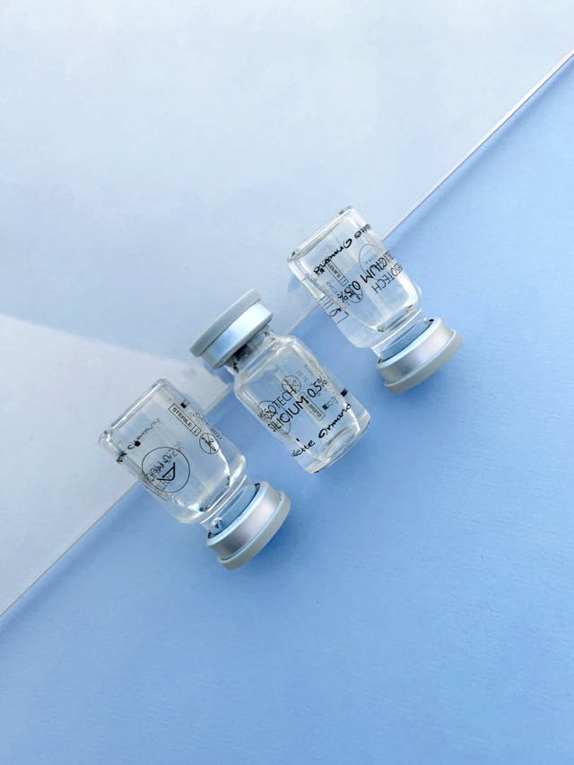 serum in ampoules